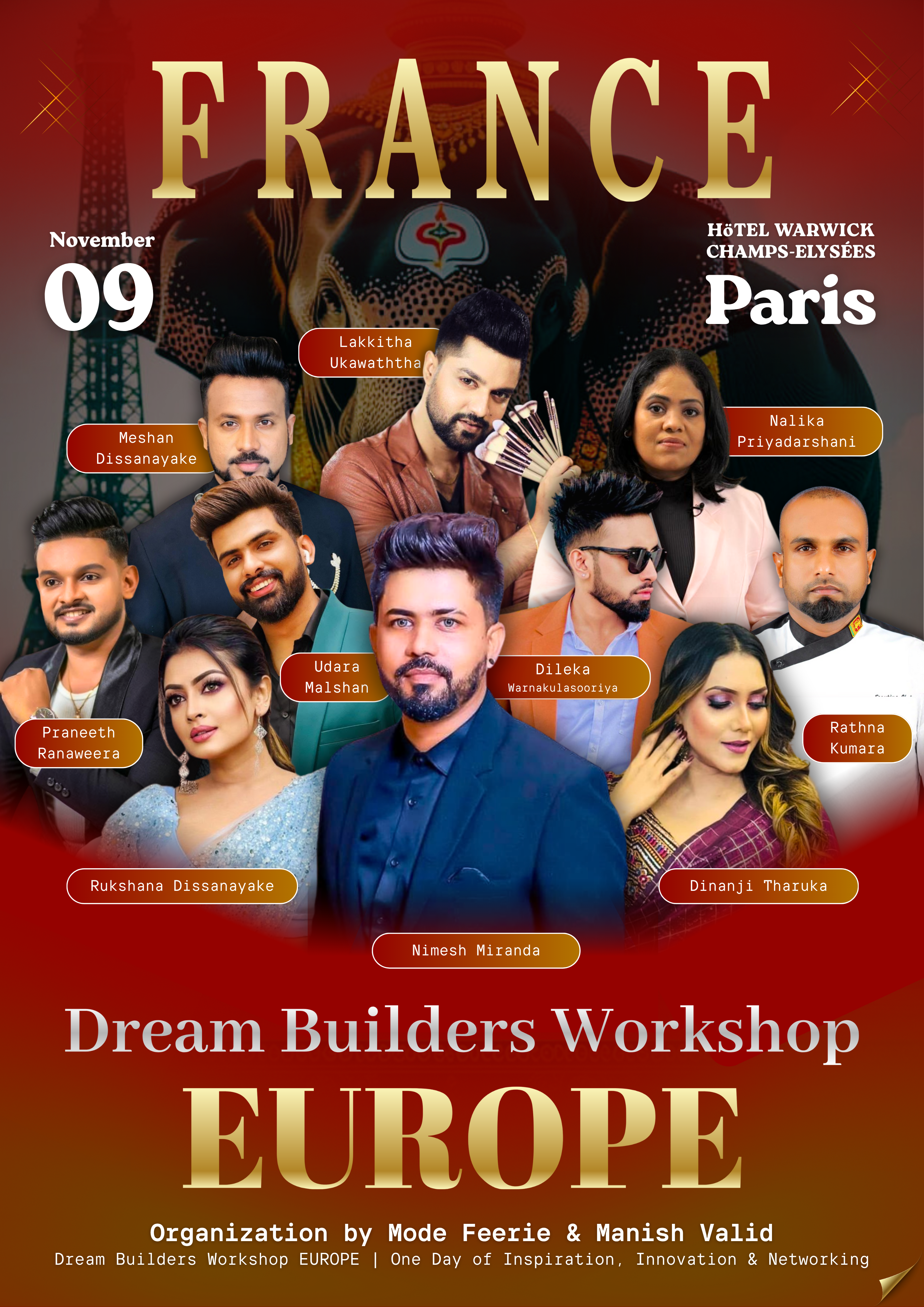Dream Builders Workshop Paris Poster